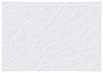 Wrinkled White Paper Stock Photo