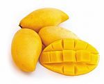 Yellow Mango Stock Photo