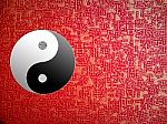 Yin Yang Symbol Stock Photo