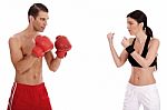 Young Boxers Training Stock Photo