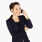 Young Business Woman Stock Photo