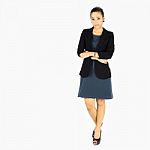 Young Business Woman Stock Photo