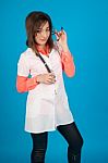 Young Student Of Medicine Stock Photo