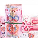 Yuan Notes, Chinese Currency Stock Photo